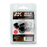 Ak-616 Mix N Ready (4 Empty Jars Whith Labels)