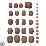 AKBIT0011 Wood Barrels AK Interactive