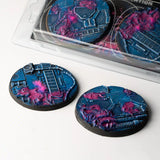 GamersGrass Alien Infestation Bases Round 60mm (x2) GamersGrass