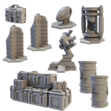 Deadzone Terrain Crate: Sci-fi objectives