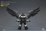 Joytoy Raven Guard Corvus Corax, Primarch of the XIX Legion with artificer-crafted lightning talons, archaeotech pistols, and whip - JT04179 JoyToy