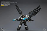 Joytoy Raven Guard Corvus Corax, Primarch of the XIX Legion with artificer-crafted lightning talons, archaeotech pistols, and whip - JT04179 JoyToy