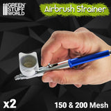 Airbrush Cup Strainers x2