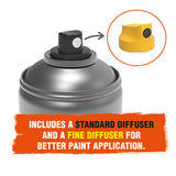 AK1009 Fine Primer Black - Spray 400ml (2 nozzles) Primer Spray AK Interactive 