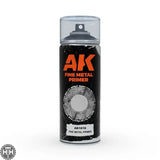 AK1016 Fine Metal Primer - Spray 150ml Primer Spray AK Interactive 