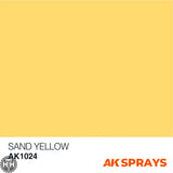 AK1024 Sand Yellow - Spray 150ml Primer Spray AK Interactive 