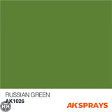 AK1026 Russian Green color - Spray 150ml Primer Spray AK Interactive 