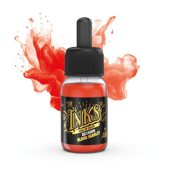 AK16009 Blood Scarlet Ink AK Inks AK Interactive 