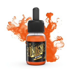 AK16012 Fire Orange Ink AK Inks AK Interactive 