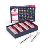 Ak17602 Quick Paint Set 72 Quick Gen Colors (2 Brushes) AK Quick Gen AK Interactive 