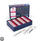Ak17603 Quick Paint Combo Set 100 Colors (80 Quick Gen+20 Acrylic 3Gen+3 Brushes) AK Quick Gen AK Interactive 