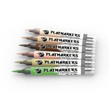 Akm107 Playmarkers Set - Skin & Flesh Tones (6 Ref.) AK Playmarkers AK Interactive 
