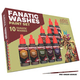 Army Painter Warpaints Fanatic Washes Paint Set Warpaints Fanatic Set Army Painter 