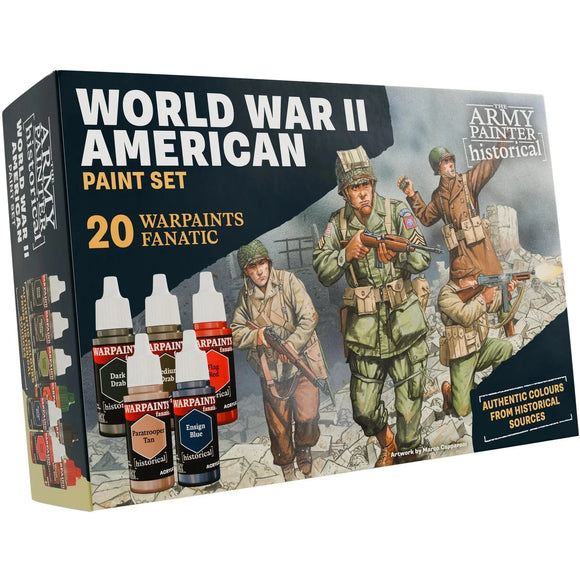 Army Painter Warpaints Fanatic: World War II American Warpaints Fanatic Set Army Painter 
