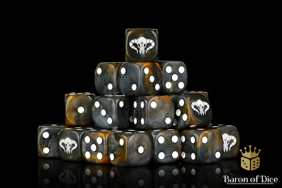 Baron Of Dice: 16mm D6 Beast Men 25pcs 16mm D6 Designs Baron of Dice 