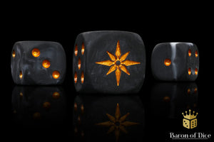 Baron Of Dice: 16mm D6 Chosen Of Anarchy 25pcs 16mm D6 Designs Baron of Dice 