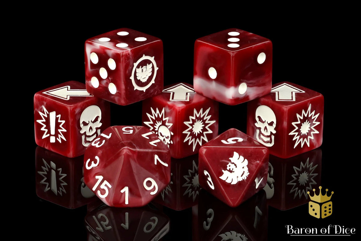 HammerHouse | Baron Of Dice: Football Collection, Bloody Eagle Dice Set ...