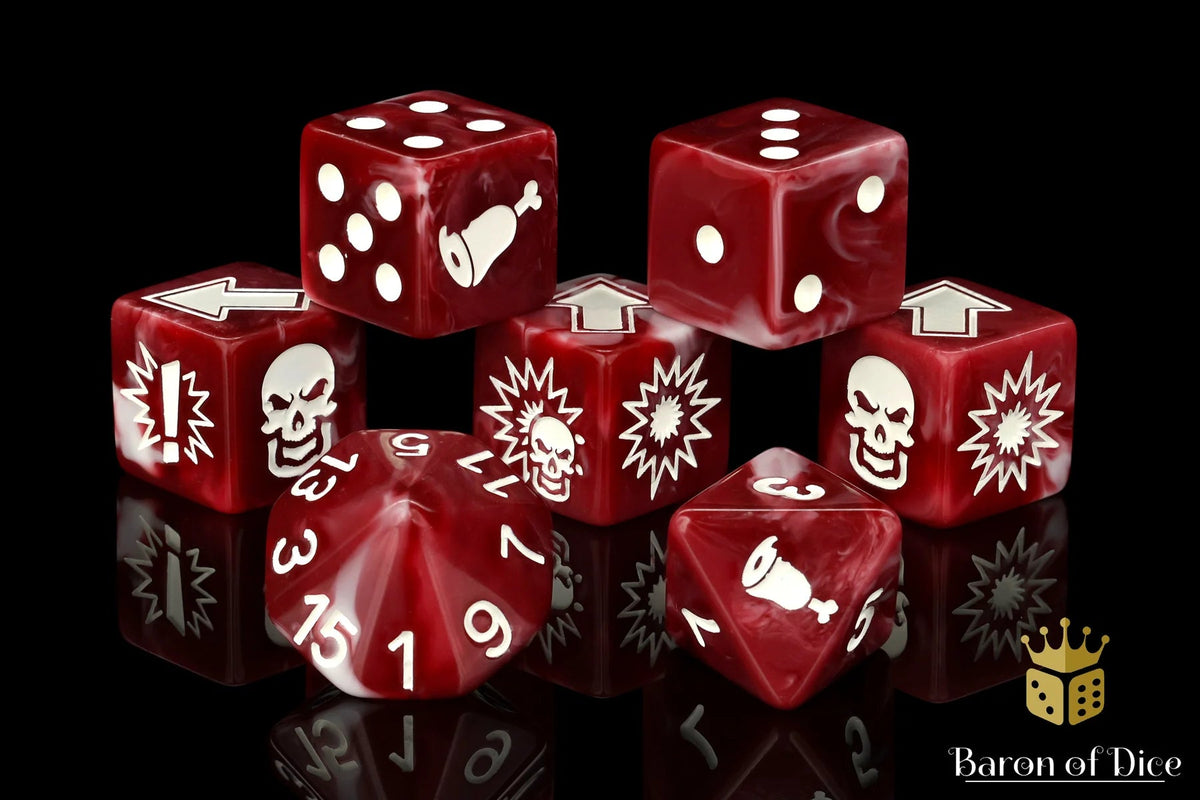 HammerHouse | Baron Of Dice: Football Collection, Bloody Ogre Dice Set ...