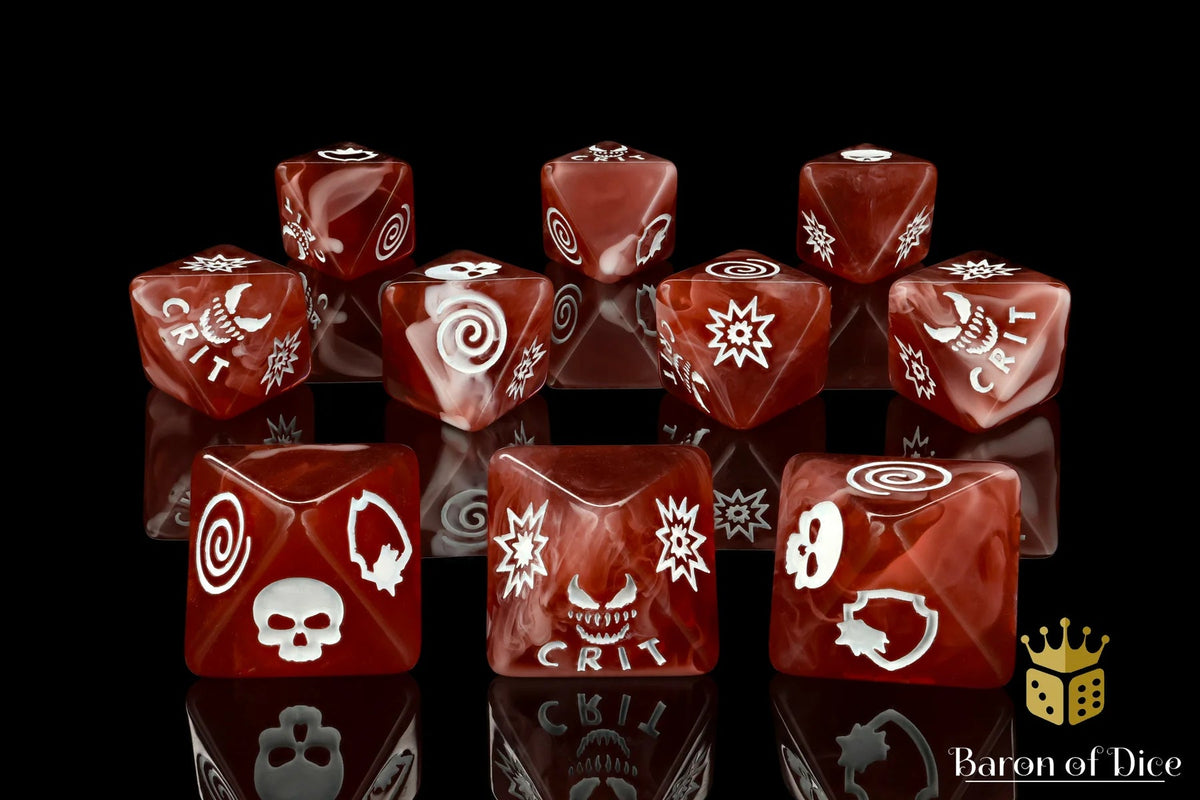 HammerHouse | Baron Of Dice: Superhero Collection, Bloody Symbiote D8 ...