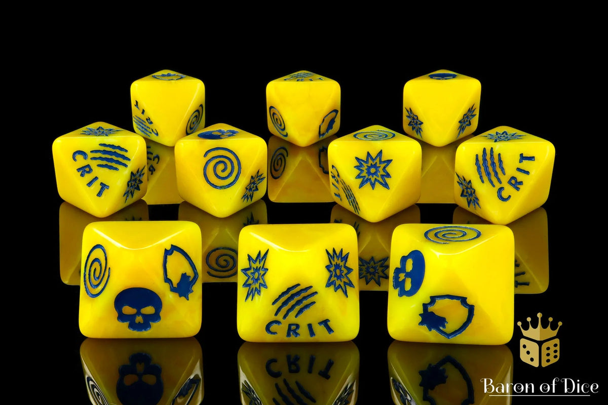 HammerHouse | Baron Of Dice: Superhero Collection, Claws D8 Dice Set ...