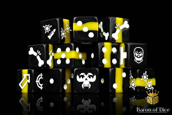 Baron Of Dice: Underhive Hazard! 12pcs Underhive Baron of Dice