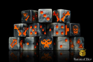 Baron Of Dice: Underhive Iron Slag 12pcs Underhive Baron of Dice