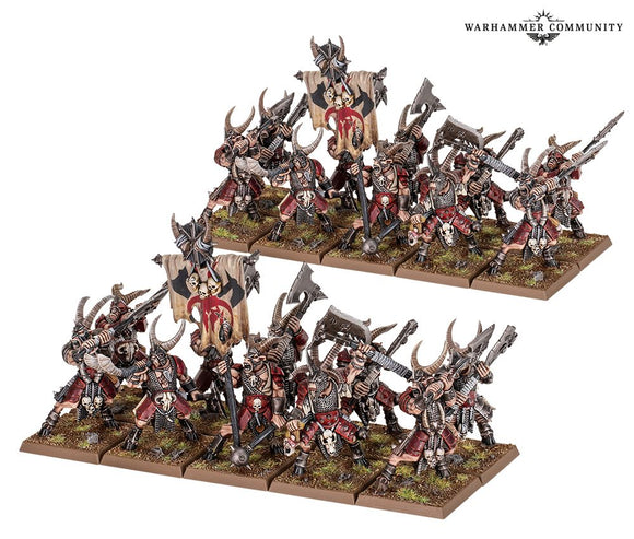 Beastmen Brayherds: Bestigor Herd Beastmen Brayherds Games Workshop 