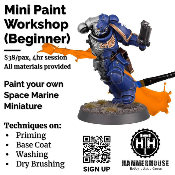 Beginner Painting Workshop Workshop HammerHouse 