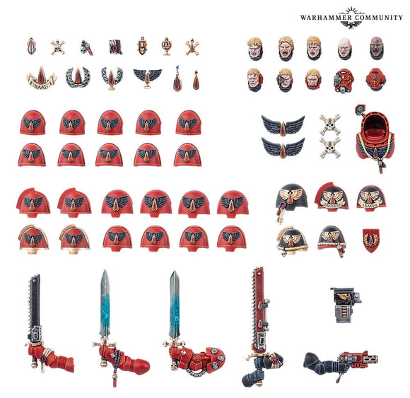 Blood Angels: Upgrades & Transfers Space Marines - Blood Angels Games Workshop 