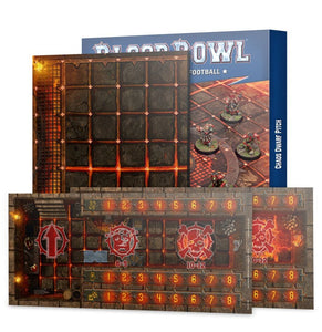 Blood Bowl: Chaos Dwarf Team Pitch & Dugouts Blood Bowl Games Workshop 