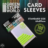 GSW Card Inner Sleeves - 64x89 STANDARD SIZE (packs x100) Green Stuff World