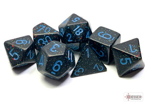 Chessex Speckled Blue Stars Polyhedral 7-Dice Set 7-Die Set Chessex 