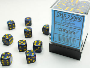 Chessex Speckled Twilight 12mm d6 Dice Block (36 dice) 12mm Dice Chessex 