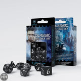 Q-Workshop: Classic RPG Black & white Dice Set Q-Workshop