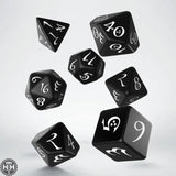Q-Workshop: Classic RPG Black & white Dice Set Q-Workshop