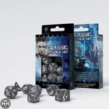 Q-Workshop: Classic RPG Smoky & white Dice Set Q-Workshop
