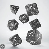 Q-Workshop: Classic RPG Smoky & white Dice Set Q-Workshop