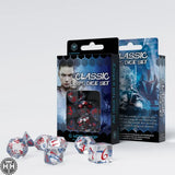 Q-Workshop: Classic RPG Translucent & blue-red Dice Set Q-Workshop