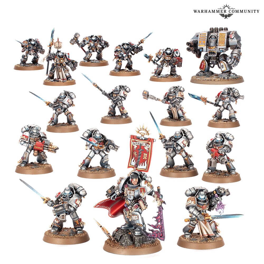 Warhammer 40.000 Combat Patrol: Grey Knights - 17 Miniaturen Set 2025 Edition