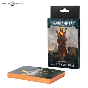 Datasheet Cards: Adepta Sororitas Adepta Sororitas Games Workshop 