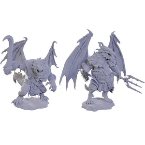 D&D Draconian Foot Soldier & Mage D&D RPG Miniatures WizKids 