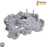 D&L: Half-Height Walls Goblin Lair Dungeons & Lasers Archon Studios 