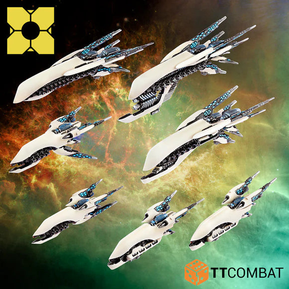 Dropfleet Commander PHR Core Ships (2024) Post Human Republic (PHR) TTCombat 