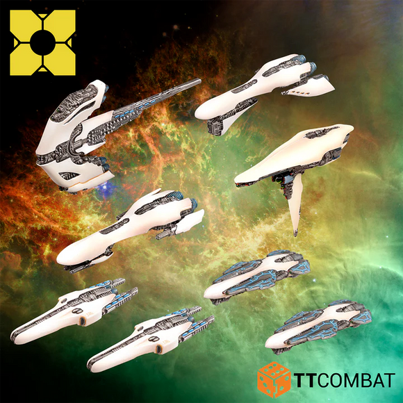 Dropfleet Commander PHR Light Ships (2024) Post Human Republic (PHR) TTCombat 