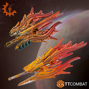 Dropfleet Commander Shaltari Battlecruisers (2024) Shaltari TTCombat 