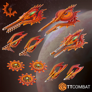 Dropfleet Commander Shaltari Core Ships (2024) Shaltari TTCombat 