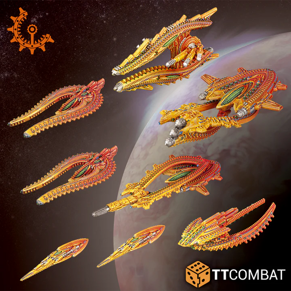 Dropfleet Commander Shaltari Light Ships (2024) Shaltari TTCombat 