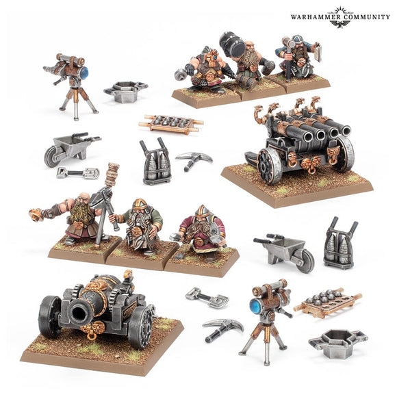 Dwarfen Mountain Holds: Dwarf Cannon & Organ Gun The Old World Games Workshop 