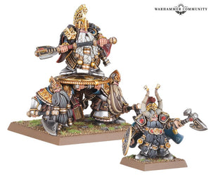 Dwarfen Mountain Holds: Dwarf Lords With Shieldbearers Dwarfen Mountain Holds Games Workshop 