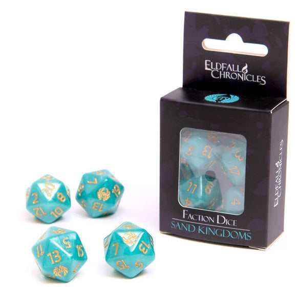Eldfall Chronicles: Faction Dice - Sand Kingdoms Eldfall Chronicles Free Company 